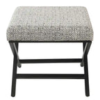 Porch & Den Boucher Modern Metal X-base Square Ottoman