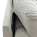 Modern Sanded Velvet Cloud Loveseat Sofa Sectional Couch for Living Room
