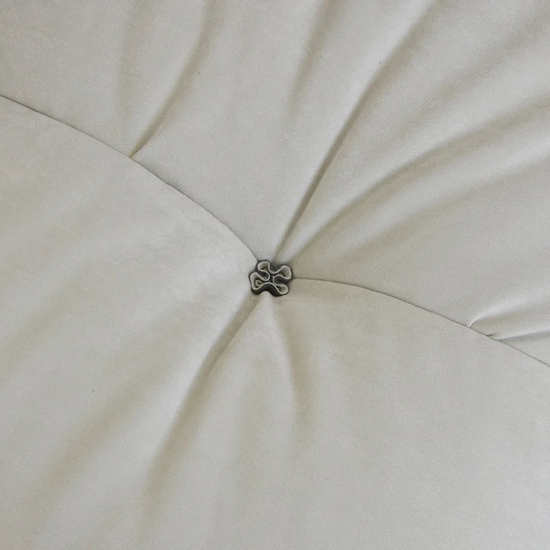 Modern Sanded Velvet Cloud Loveseat Sofa Sectional Couch for Living Room