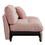 Modern Sanded Velvet Cloud Loveseat Sofa Sectional Couch for Living Room