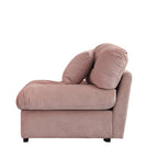 Modern Sanded Velvet Cloud Loveseat Sofa Sectional Couch for Living Room