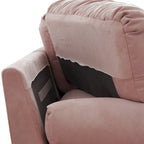 Modern Sanded Velvet Cloud Loveseat Sofa Sectional Couch for Living Room