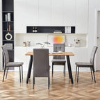 Howtai Upholstered Velvet Dining Chair High Back