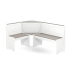 Middlecreek Wood Farmhouse Breakfast Nook Dining Set