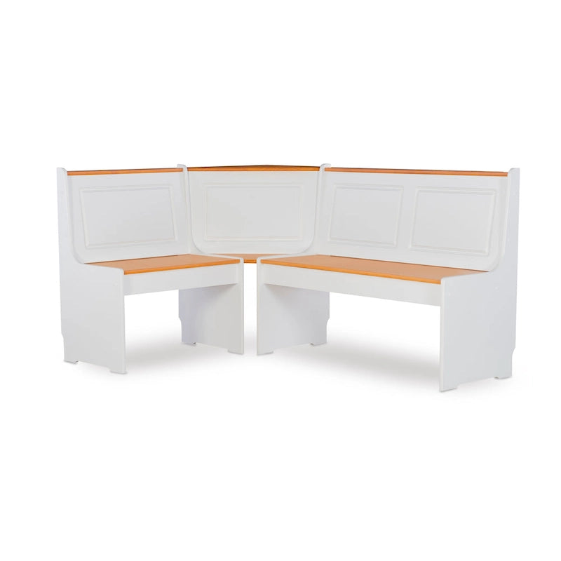 Middlecreek Wood Farmhouse Breakfast Nook Dining Set