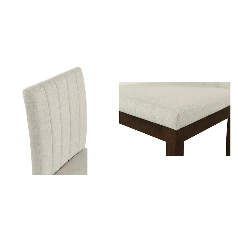 510 Design Everly Upholstered Channel-back Dining Chair Set of 2