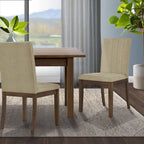 510 Design Everly Upholstered Channel-back Dining Chair Set of 2