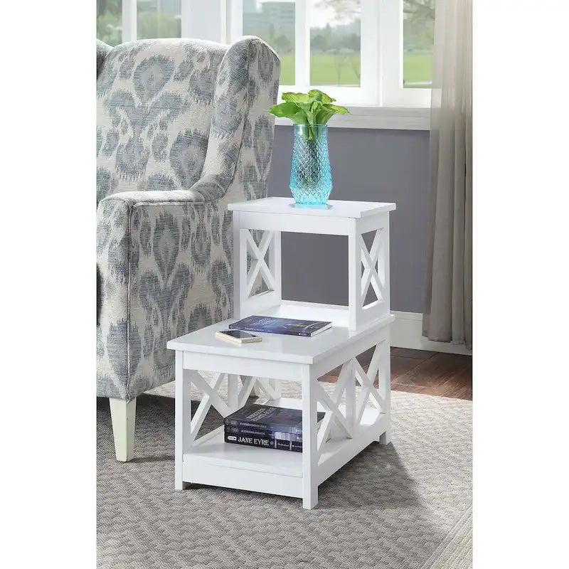 Convenience Concepts Oxford 2 Step Chairside End Table