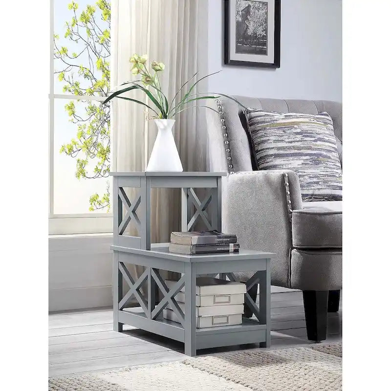 Convenience Concepts Oxford 2 Step Chairside End Table