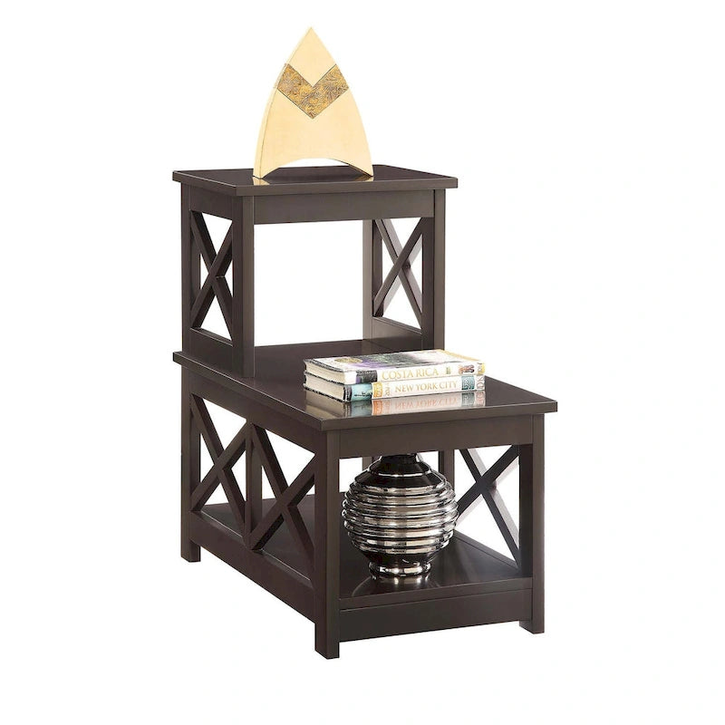 Convenience Concepts Oxford 2 Step Chairside End Table