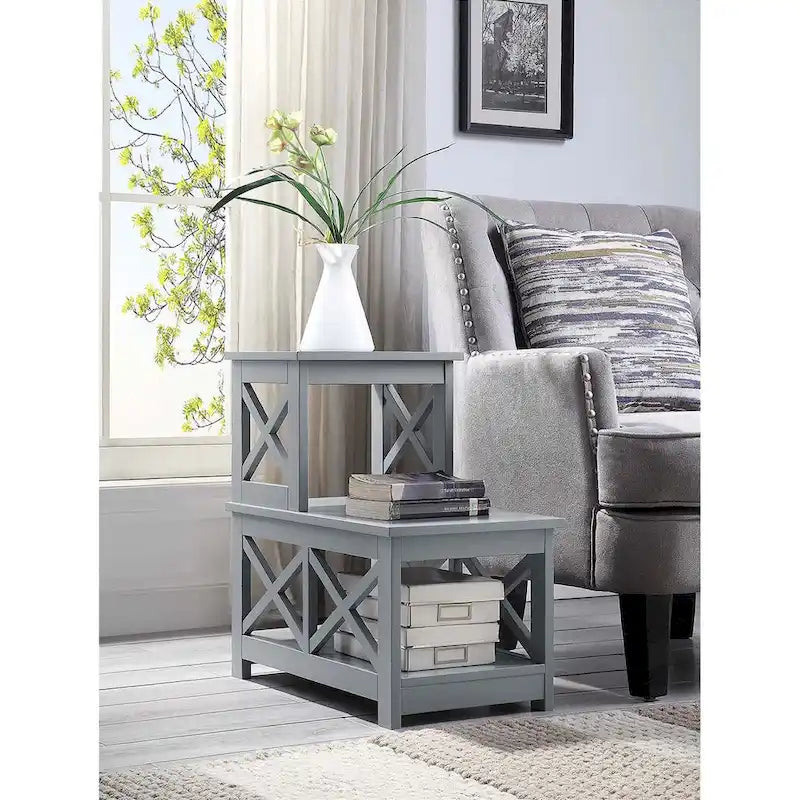 Convenience Concepts Oxford 2 Step Chairside End Table