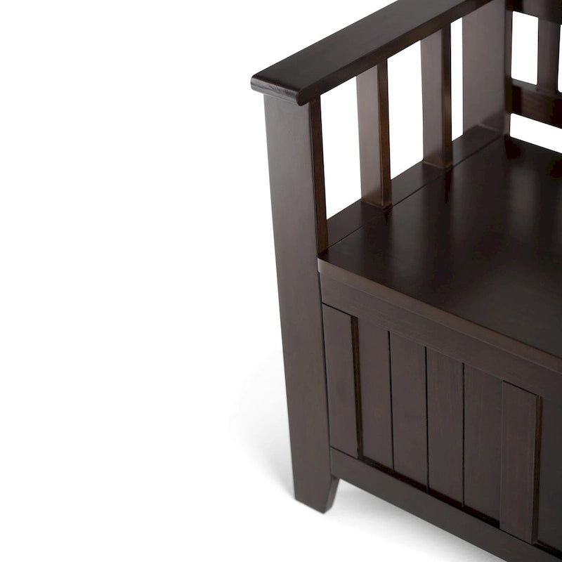 WYNDENHALL Normandy Solid Wood 48-inch Entryway Storage Bench