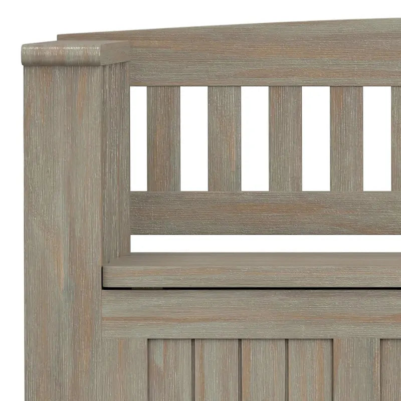WYNDENHALL Normandy Solid Wood 48-inch Entryway Storage Bench