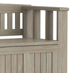 WYNDENHALL Normandy Solid Wood 48-inch Entryway Storage Bench