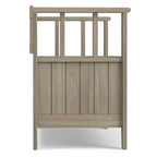 WYNDENHALL Normandy Solid Wood 48-inch Entryway Storage Bench