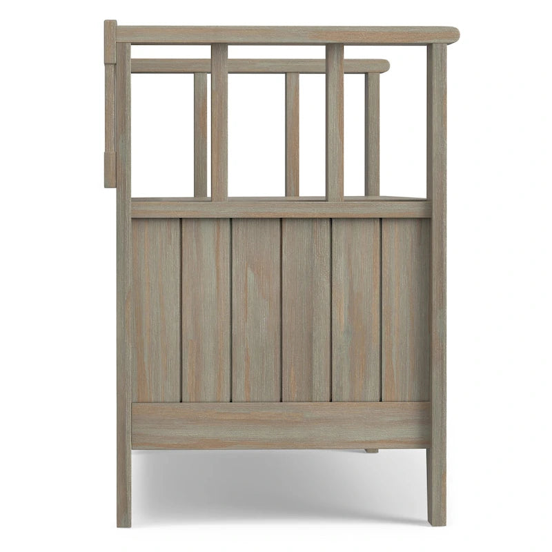 WYNDENHALL Normandy Solid Wood 48-inch Entryway Storage Bench
