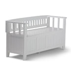 WYNDENHALL Normandy Solid Wood 48-inch Entryway Storage Bench