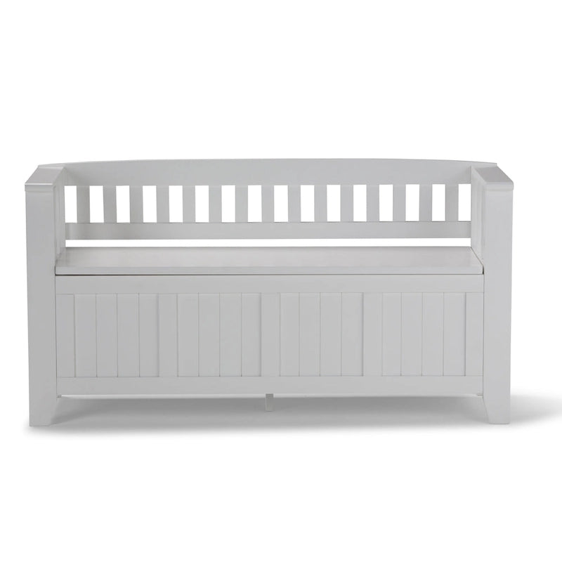 WYNDENHALL Normandy Solid Wood 48-inch Entryway Storage Bench