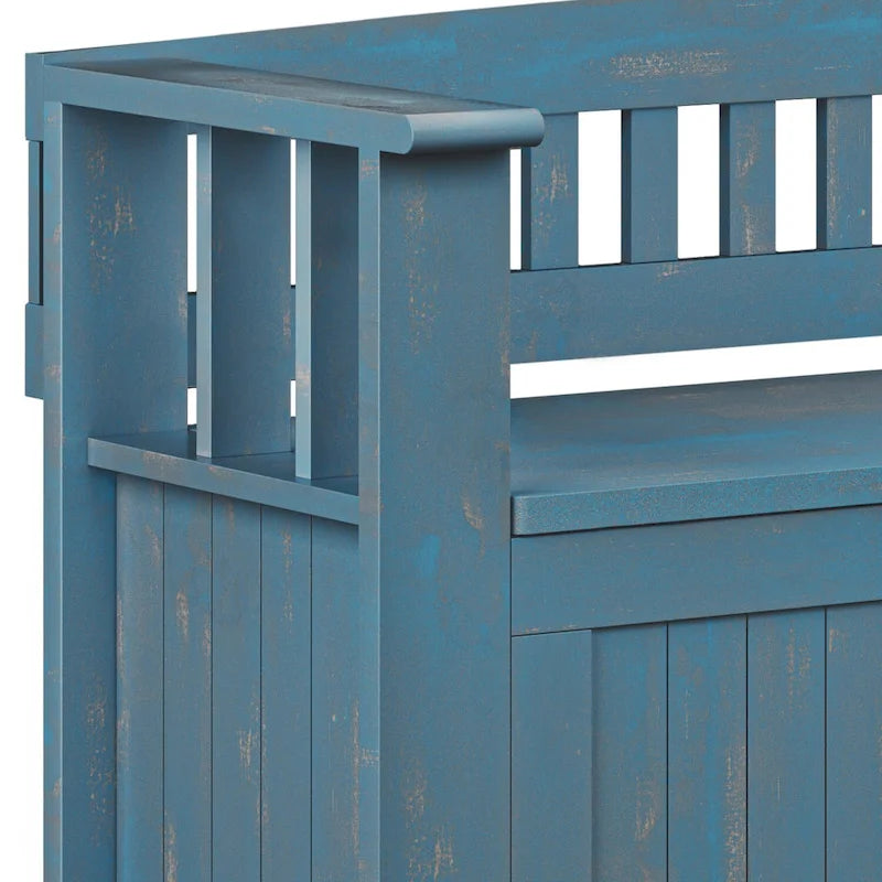 WYNDENHALL Normandy Solid Wood 48-inch Entryway Storage Bench