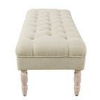 HomePop Classic Tufted top Upholstered Bench