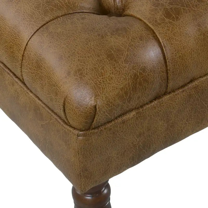 HomePop Classic Tufted top Upholstered Bench