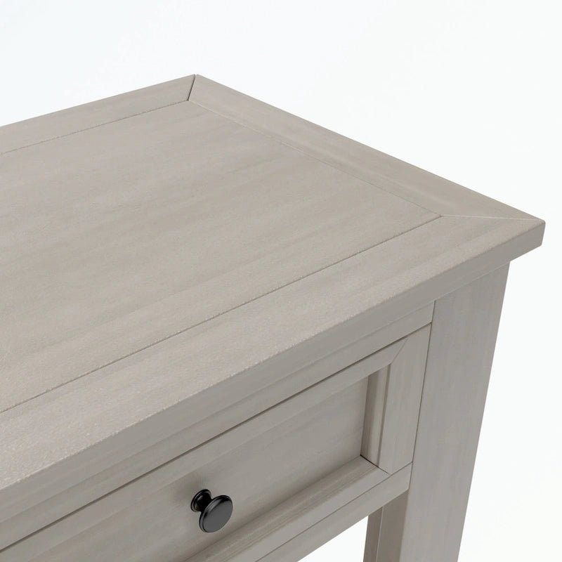 Console Table with Storage Drawers and Bottom Shelf