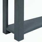 Console Table with Storage Drawers and Bottom Shelf