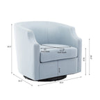 Cayden Swivel Glider Barrel Chair by Greyson Living