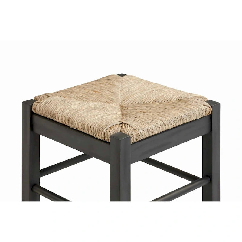 SQ Rush Backless Wood 24-inch Counter Stool