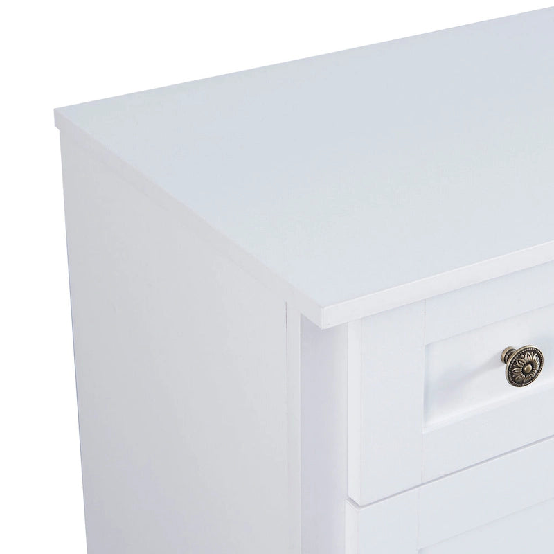 Kitchen Sideboard Storage Buffet Cabinet with 2 Drawers and 4 Doors