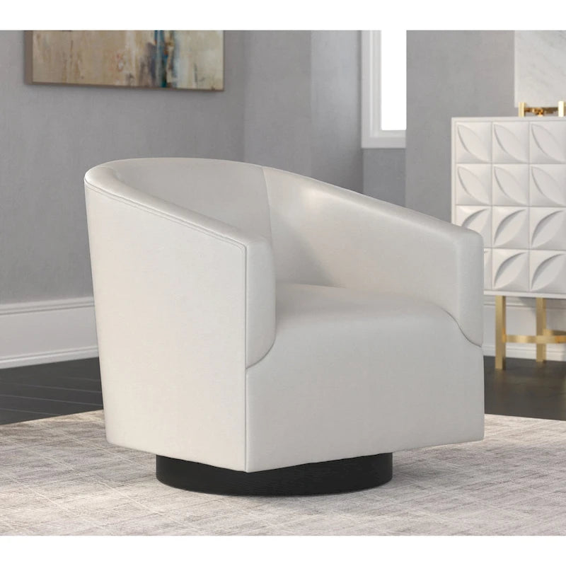Gilbert Wood Base Swivel Chair by Greyson Living