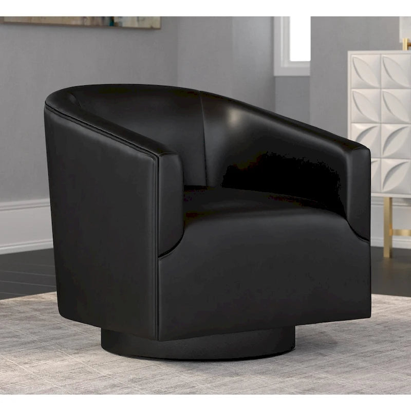 Gilbert Wood Base Swivel Chair by Greyson Living