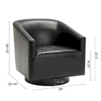 Gilbert Wood Base Swivel Chair by Greyson Living