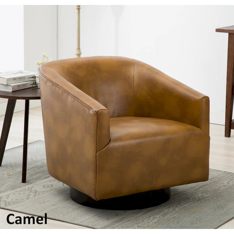 Gilbert Wood Base Swivel Chair by Greyson Living