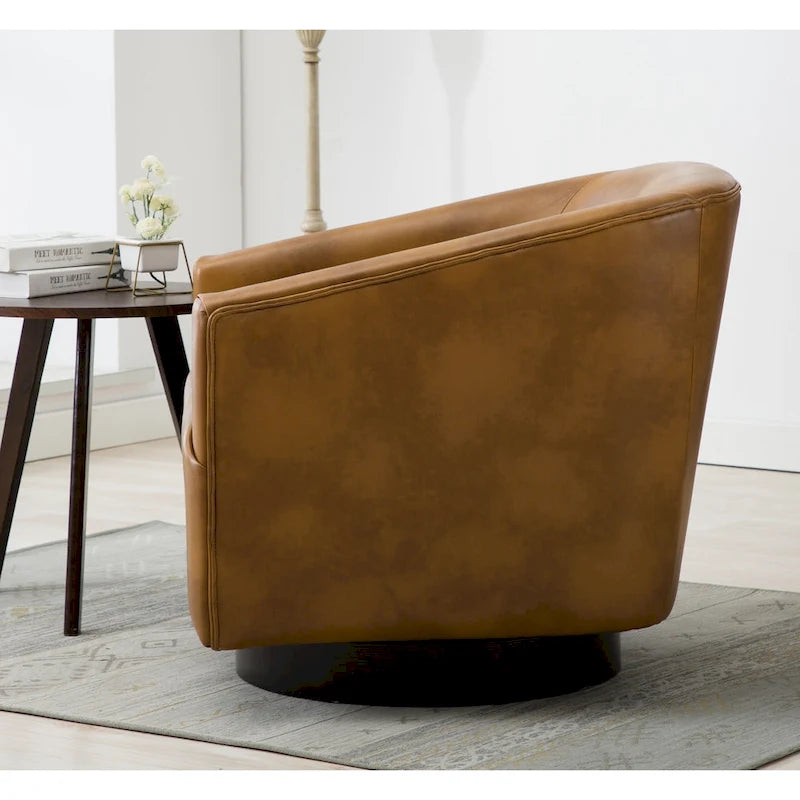 Gilbert Wood Base Swivel Chair by Greyson Living