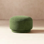 Fuji 15 Faux Sherpa Mushroom Footstool Ottoman