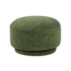 Fuji 15 Faux Sherpa Mushroom Footstool Ottoman