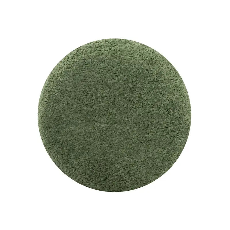 Fuji 15 Faux Sherpa Mushroom Footstool Ottoman