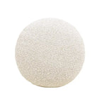 Fuji 15 Faux Sherpa Mushroom Footstool Ottoman
