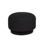 Fuji 15 Faux Sherpa Mushroom Footstool Ottoman