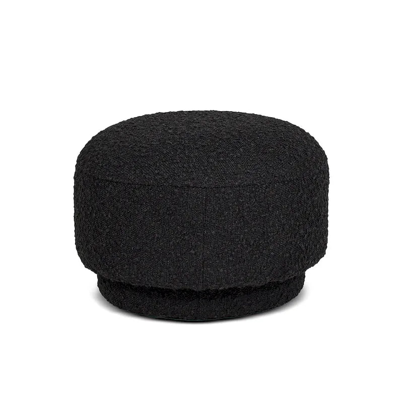 Fuji 15 Faux Sherpa Mushroom Footstool Ottoman