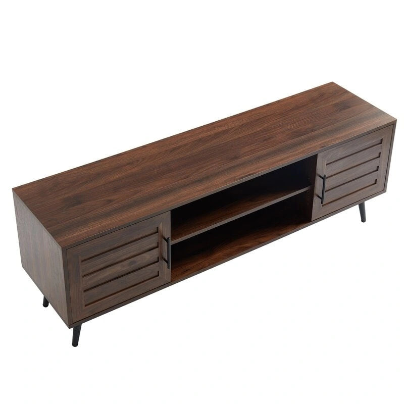 Mid-Century Modern TV Stand For TVs Up To 70 Entertainment Center Media Console - 20.5 H X 59 W X 15.5 D