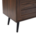Mid-Century Modern TV Stand For TVs Up To 70 Entertainment Center Media Console - 20.5 H X 59 W X 15.5 D