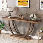 Console Entryway Table Farmhouse, 63 Inches Sofa Table for Entryway