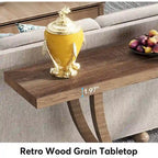 Console Entryway Table Farmhouse, 63 Inches Sofa Table for Entryway