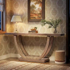 Console Entryway Table Farmhouse, 63 Inches Sofa Table for Entryway