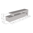 Indisio Modern 73 TV Stand