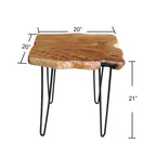 Cedar Roots Live Edge Coffee Table