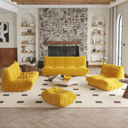 Fireside Chair Single Sofa Teddy Fabric Bean Bag Chair