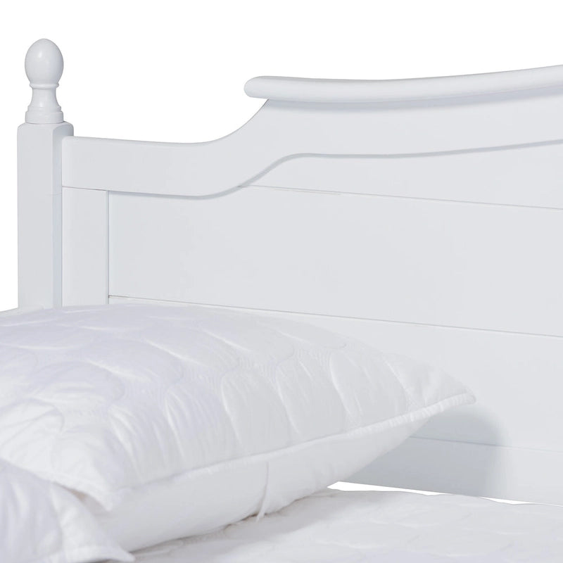 Mara Cottage Farmhouse Full Size Daybed with Roll-out Trundle Bed